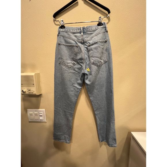 New *FLAW* AGOLDE Riley High Rise Straight Crop in Dimension Size 26 MSRP $188 - Picture 7 of 9